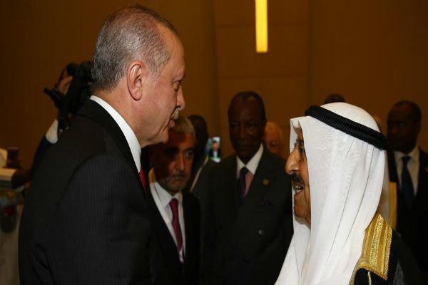 گفتگوی امیر کویت و اردوغان درباره مسائل دوجانبه گفتگوی امیر کویت و اردوغان درباره مسائل دوجانبه