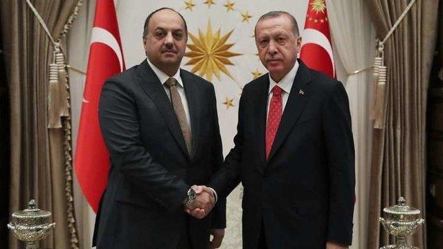دیدار اردوغان با وزیر دفاع قطر در آنکارا دیدار اردوغان با وزیر دفاع قطر در آنکارا