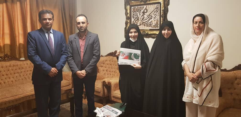 اعضای اتحادیه انجمن های اسلامی دانشجویان مستقل با رایزن فرهنگی پاکستان دیدار کردند