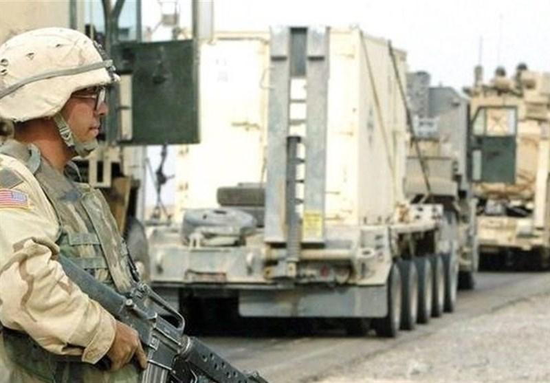 عراق، هدف قرار دریافت یک ستون نظامی ارتش تروریست آمریکا