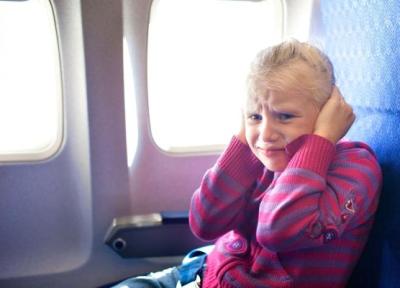 پیشگیری از آسیب رسیدن به گوش های بچه ها در سفر با هواپیما