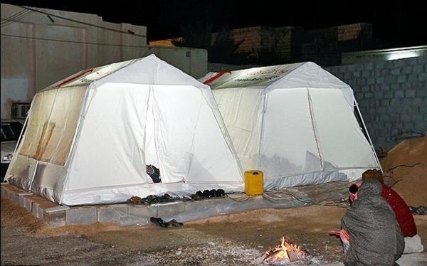 فوت مادر و پسر زلزله زده خویی در چادر به علت گازگرفتگی