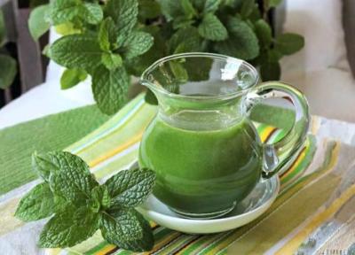 طرز تهیه شربت نعنا خانگی فقط با 3 ماده ساده