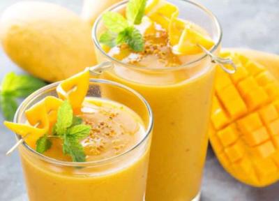 طرز تهیه میلک شیک انبه به روش کافی شاپی