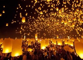 لوی کراتونگ یا جشن ماه کامل در تایلند